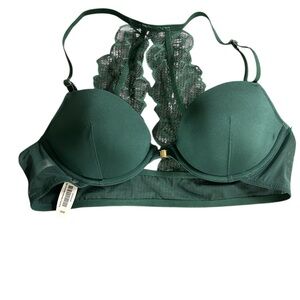 Adore Me Lusy Plunge Bra in Green size 36B NWT